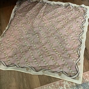 Pink detailed hair tie/scarf